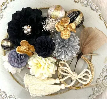 성인식 졸업식 시치고산 사전 촬영 머리 장식