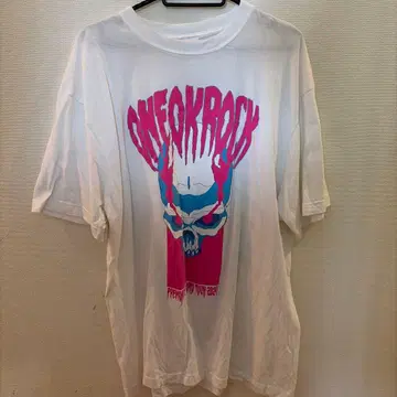 ONE OK ROCK 프린트 T셔츠 XL 화이트