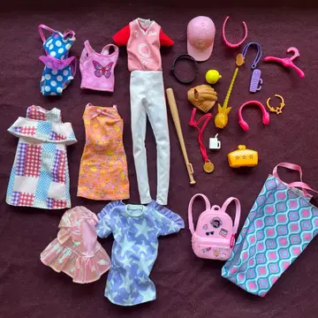 바비 아웃핏 의류 일괄 야구