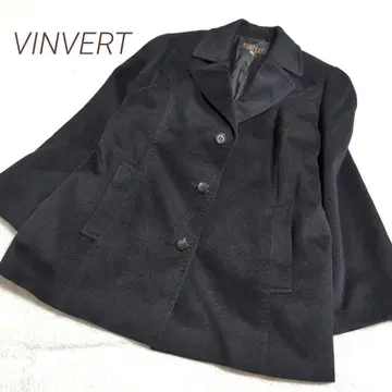 VINVERT 반베일 캐시미어 100% 숏 울 코트 자켓