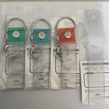 타워 레코드 은색 테이프 키링