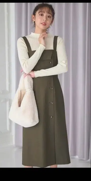 페루 니트 세트 원피스