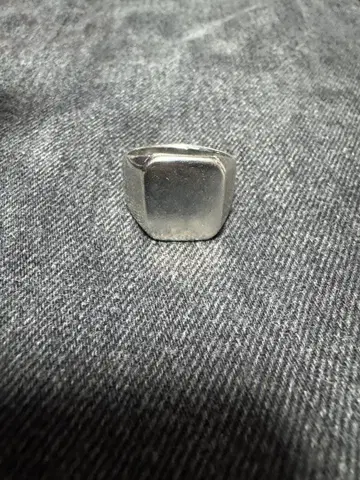 실버 스퀘어 시그넷 반지 22호