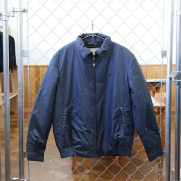 네이비 지퍼 달린 캐주얼 자켓