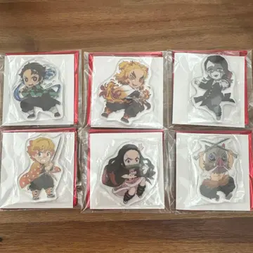 귀멸의 칼날 무한열차편 미니 캐릭터 랜덤 아크릴 참