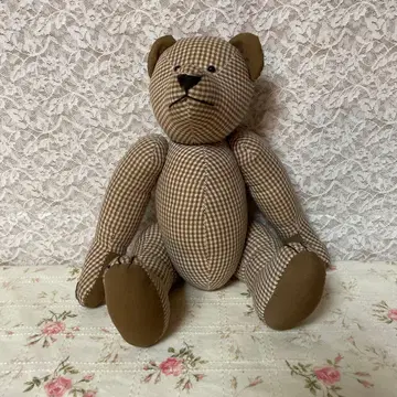 테디스 베어 클래식 베어 브라운 체크