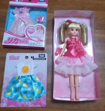 리카짱 인형 핑크 드레스 포함