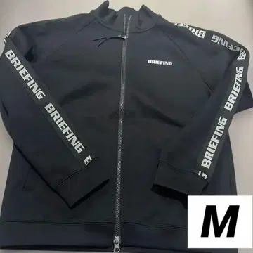 브리핑 라인 로고 블루종 아우터