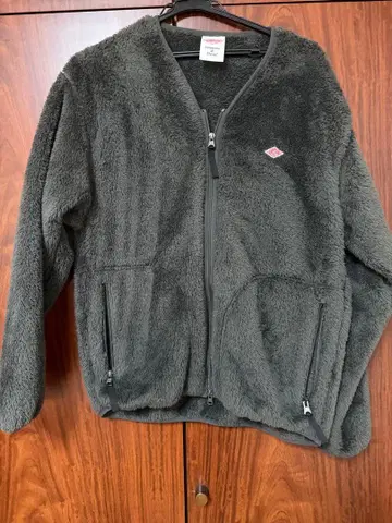 그레이 보아 자켓 풀 집업