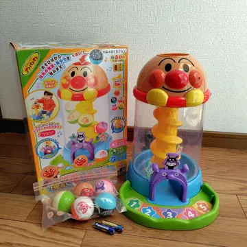 호빵맨 NEW! 쥐고! 떨어뜨리고! 빛나는 뱅글뱅글 타워 박스 포함