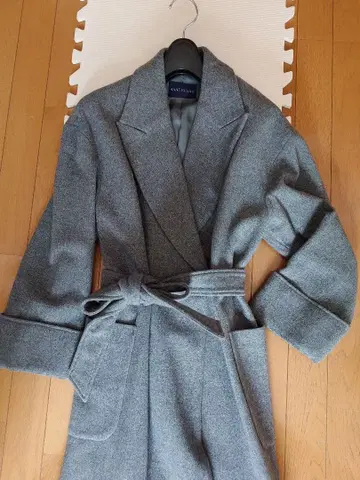 새상품급 ANNE KLEIN II 그레이 롱 코트