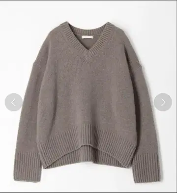 [미사용 새상품!] 갤러리 바이 파인 울 V넥 풀오버 니트