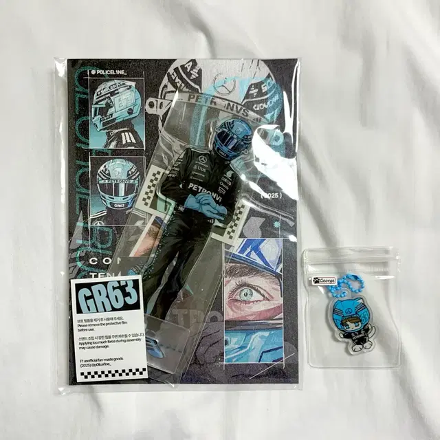 f1 메르세데스 조지 러셀 아크릴 스탠드 키링 양도합니다 레고 탑스