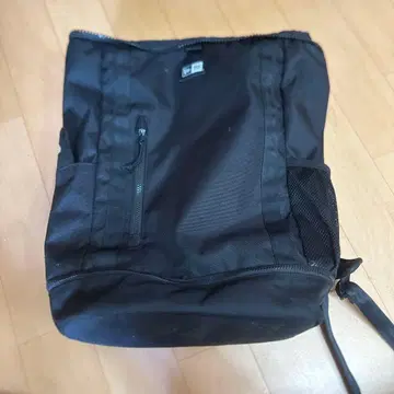 블랙 나일론 럭색/백팩