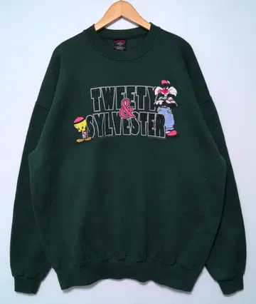 VINTAGE Looney Tunes 루니툰 맨투맨 XXL