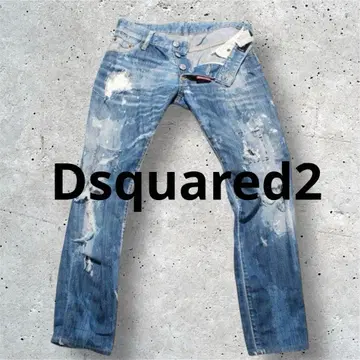 [ 새상품급 ] Dsquared2 디스퀘어드 2 데님 팬츠 데미지 42