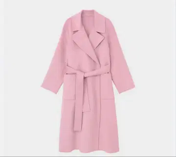 PLST 핑크 롱 코트 S 사이즈