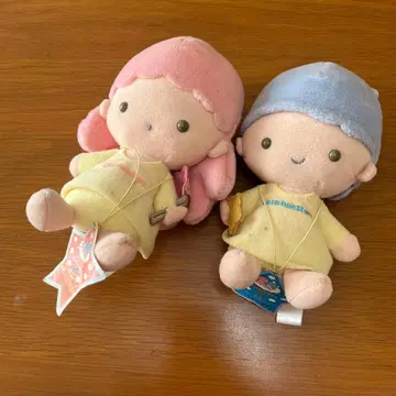헤이세이 레트로 키키라라 봉제 인형 마스코트 리틀트윈스타 마스코트