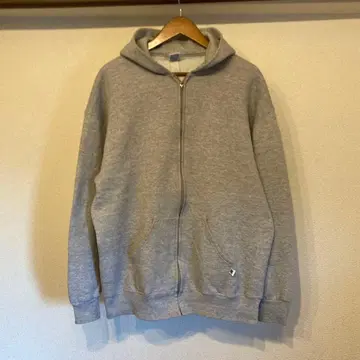 90's Russell Athletic usa제 지퍼 후드티 XL 무지