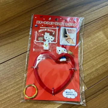 산리오 스마트폰 링 스트랩 키티