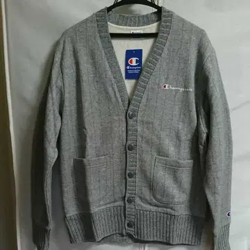 챔피온 직영점 한정판 전사 프린트 코튼 가디건