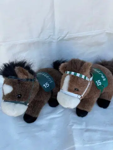 미호노 부르봉 신코우 라브리 경마 봉제 인형 2체 세트