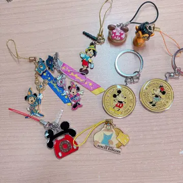 디즈니 키링 묶음 판매 헤이세이 레트로