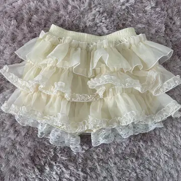 러프 넥 튜튜 스커트 치마바지