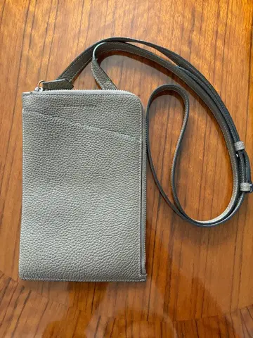 Bonaventura 그레이 가죽 숄더백