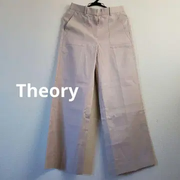 새상품급 Theory 배기 팬츠 코튼 사이즈 2