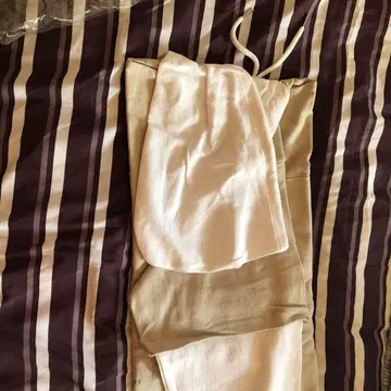 MIRRORS9 프린트 긴팔 T셔츠 베이지