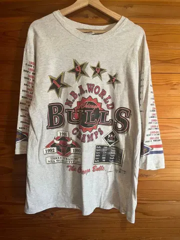 90s 시카고 불스 NBA 챔피온 T셔츠 L 사이즈 bulls
