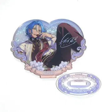 HiMERU 하트형 아크릴 스탠드 꽃의 계약 아크릴 스탠드 앙스타