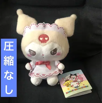 말랑귀염 산리오 캐릭터즈 봉제 인형 숏 케이크 쿠로미