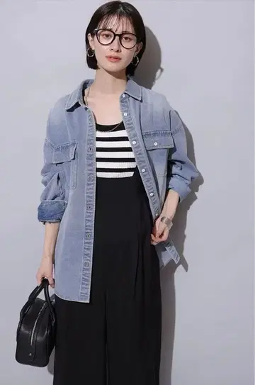 Arpege story 데님 셔츠