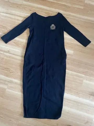 IENA 네이비 긴팔 티셔츠 원피스