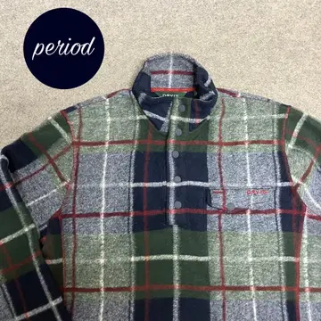 P2801 ORVIS 스냅T 체크 플리스 풀오버