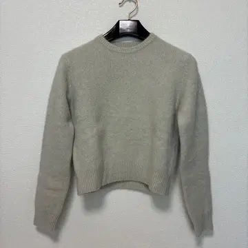 스티븐 앨런 라이트 그레이 크루넥 스웨터