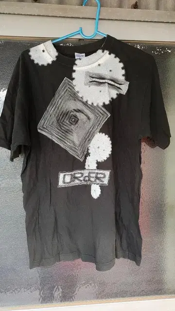 ORDER 밴딩 블랙 T셔츠 L 사이즈