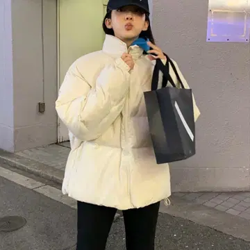 nugu 오버핏 다운 점퍼 다운 l.a.bstudio