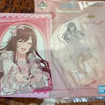 아이돌마스터 샤이니 컬러즈 제일복권 오사키 아나 아크릴 스탠드 안내장