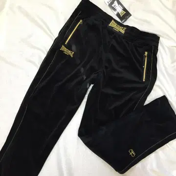 미사용 론스데일 벨로아 트랙 팬츠 Lonsdale 블랙