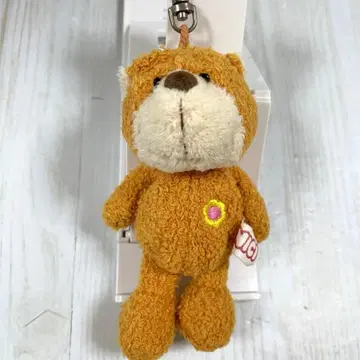 nici 고양이 네코 곰 마스코트 키링 오렌지