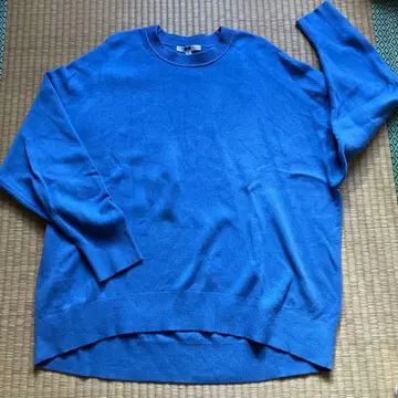 UNIQLO XL 블루 긴팔 스웨터