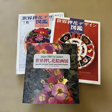 압화 디자인 도감 3권 세트