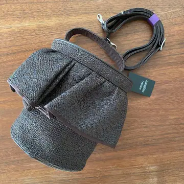 미사용 새상품 세츠코 사지테일 CITY 2way 숄더백 다크 브라운