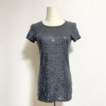 DNKY 다나카란 뉴욕 스팽글 티셔츠