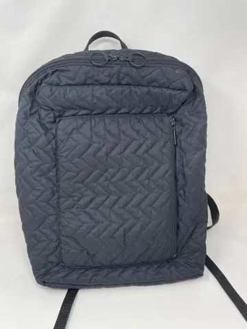 POMTATA 다크 그레이 퀼팅 백팩