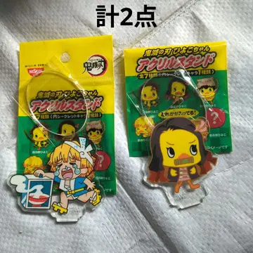 치킨라면 귀멸의 칼날 병아리 아크릴 스탠드 젠이츠 시크릿 & 네즈코