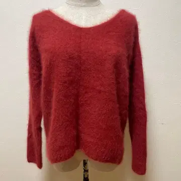 V넥 포근포근 긴팔 스웨터